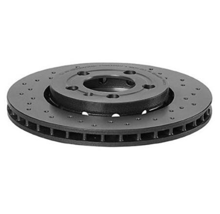 Audi VW Brakes Kit - Pads and Rotors Rear (256mm) (Xtra) (Ceramic) 8N0615601B - Brembo 2377182KIT